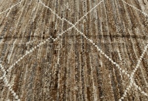 Beige Tribal Modern 7'7X10'5 Moroccan Style Oriental Rug