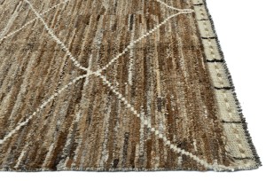 Beige Tribal Modern 7'7X10'5 Moroccan Style Oriental Rug