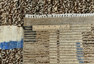 Brown Tribal Modern 9'3X11'7 Moroccan Style Oriental Rug