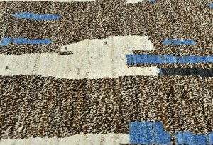Brown Tribal Modern 9'3X11'7 Moroccan Style Oriental Rug
