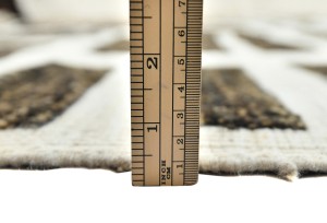 Dark Brown/Charcoal Tribal Modern 10'3X14'6 Moroccan Style Oriental Rug