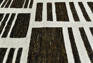 Dark Brown/Charcoal Tribal Modern 10'3X14'6 Moroccan Style Oriental Rug