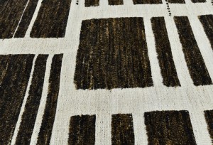 Dark Brown/Charcoal Tribal Modern 10'3X14'6 Moroccan Style Oriental Rug