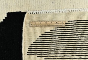 Cream & Black Tribal Modern 8X10 Moroccan Style Oriental Rug