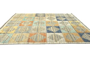 Multicolored Tribal Modern 8X10 Moroccan Style Oriental Rug