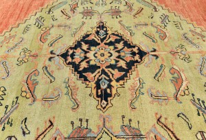Geometric Tribal 8X10 Heriz Serapi Oriental Rug