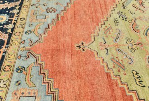 Geometric Tribal 8X10 Heriz Serapi Oriental Rug