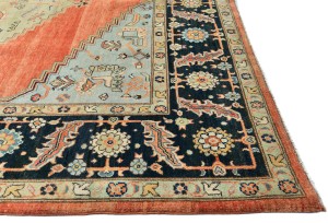 Geometric Tribal 8X10 Heriz Serapi Oriental Rug