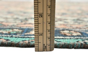 Semi Antique Peach Orange Tribal 8X11 Vintage Oriental Rug