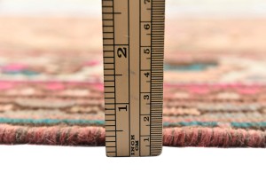 Semi Antique Rusty Peach Tribal 7X10 Vintage Oriental Rug