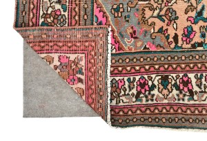 Semi Antique Rusty Peach Tribal 7X10 Vintage Oriental Rug