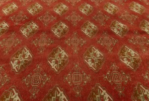Semi Antique Scarlet Red Tribal 8'5X10'7 Vintage Oriental Rug