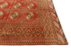 Semi Antique Scarlet Red Tribal 8'5X10'7 Vintage Oriental Rug