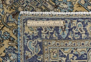 Semi Antique Cream Floral 3X6 Distressed Vintage Oriental Rug