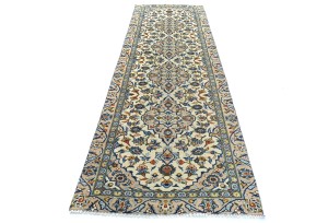 Semi Antique Floral Tribal 3X9 Vintage Oriental Runner Rug