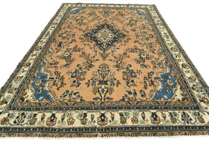 Semi Antique Floral Tribal 6'7X9'8 Vintage Oriental Rug