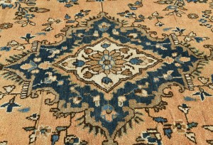 Semi Antique Floral Tribal 6'7X9'8 Vintage Oriental Rug