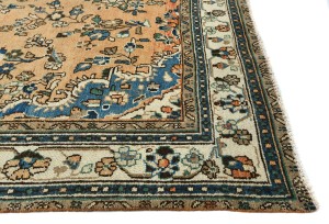 Semi Antique Floral Tribal 6'7X9'8 Vintage Oriental Rug