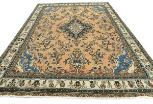 Semi Antique Floral Tribal 6'7X9'8 Vintage Oriental Rug