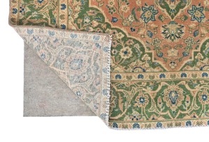 Semi Antique Floral Classic 5X8 Vintage Oriental Rug