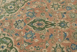 Semi Antique Floral Classic 5X8 Vintage Oriental Rug