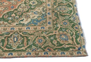 Semi Antique Floral Classic 5X8 Vintage Oriental Rug