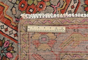 Semi Antique Tribal Pictorial 4'5X9'4 Vintage Runner Oriental Rug