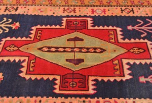 Vintage Geometric Tribal 5X10'5 Runner Oriental Rug