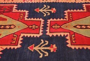 Vintage Geometric Tribal 5X10'5 Runner Oriental Rug