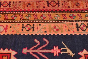 Vintage Geometric Tribal 5X10'5 Runner Oriental Rug