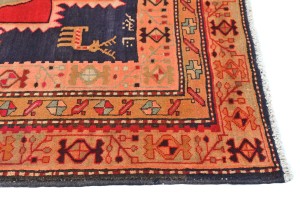 Vintage Geometric Tribal 5X10'5 Runner Oriental Rug