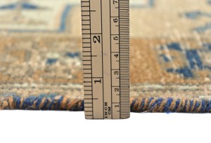 Semi Antique Geometric Tribal 3X9 Vintage Oriental Runner Rug