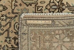 Semi Antique Muted Floral 6'3X9'5 Distressed Vintage Oriental Rug