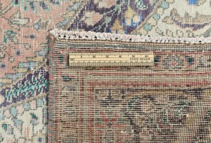 Antique Muted Classic Floral 6'7X9'4 Distressed Vintage Oriental Rug