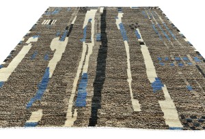 Multicolored Tribal Modern 8X10 Moroccan Style Oriental Rug