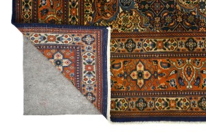 Vintage Cream Floral 6'5X10 Mood Persian Rug