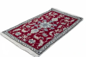 Red Classic 3X5 Nain Kashmar Persian Rug