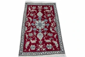 Red Classic 3X5 Nain Kashmar Persian Rug