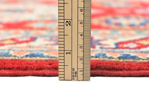 Red Tribal Geometric 2'9X8'5 Kazak Pakistan Oriental Runner Rug