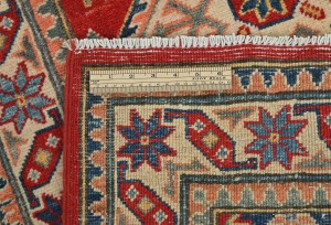 Red Tribal Geometric 2'9X8'5 Kazak Pakistan Oriental Runner Rug