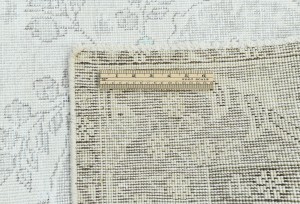 Antique Muted Floral Classic 6'5X9'4 Distressed Vintage Oriental Rug