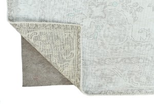 Antique Muted Floral Classic 6'5X9'4 Distressed Vintage Oriental Rug