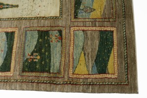 Multicolored Tribal 6X8 Gabbeh Persian Rug