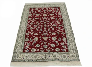 Red Traditional 6X10 Nain Persian Rug