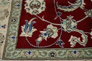 Red Traditional 6X10 Nain Persian Rug