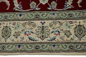 Red Traditional 6X10 Nain Persian Rug