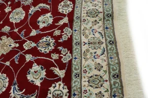 Red Traditional 6X10 Nain Persian Rug