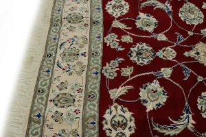 Red Traditional 6X10 Nain Persian Rug