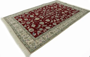 Red Traditional 6X10 Nain Persian Rug