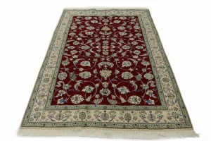 Red Traditional 6X10 Nain Persian Rug